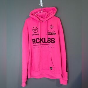 Y&R size XL Hot Pink RCKLSS Hoodie, long sleeve, bright vibrant